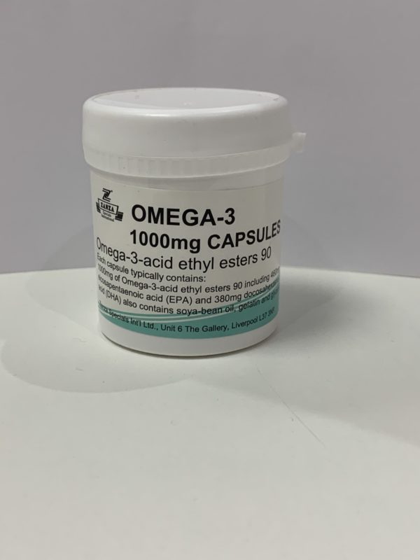 Omega-3 Purified Pharmaceutical Grade Capsules 1000mg x 28